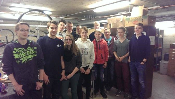 Team der Fahrradwerkstatt